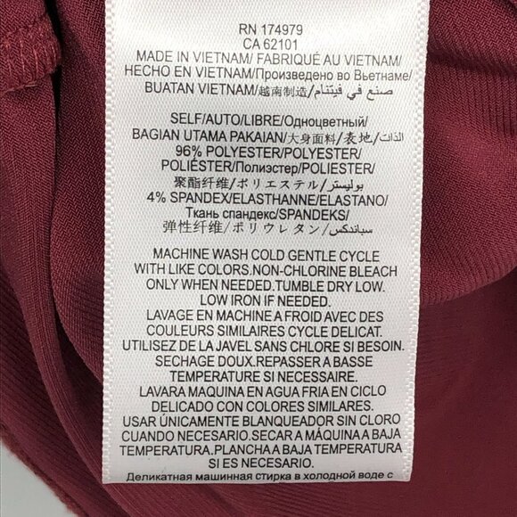 BCBGeneration Dark Rose Surpliced V-Neck Side Tie Mini Dress size S - Picture 10 of 16